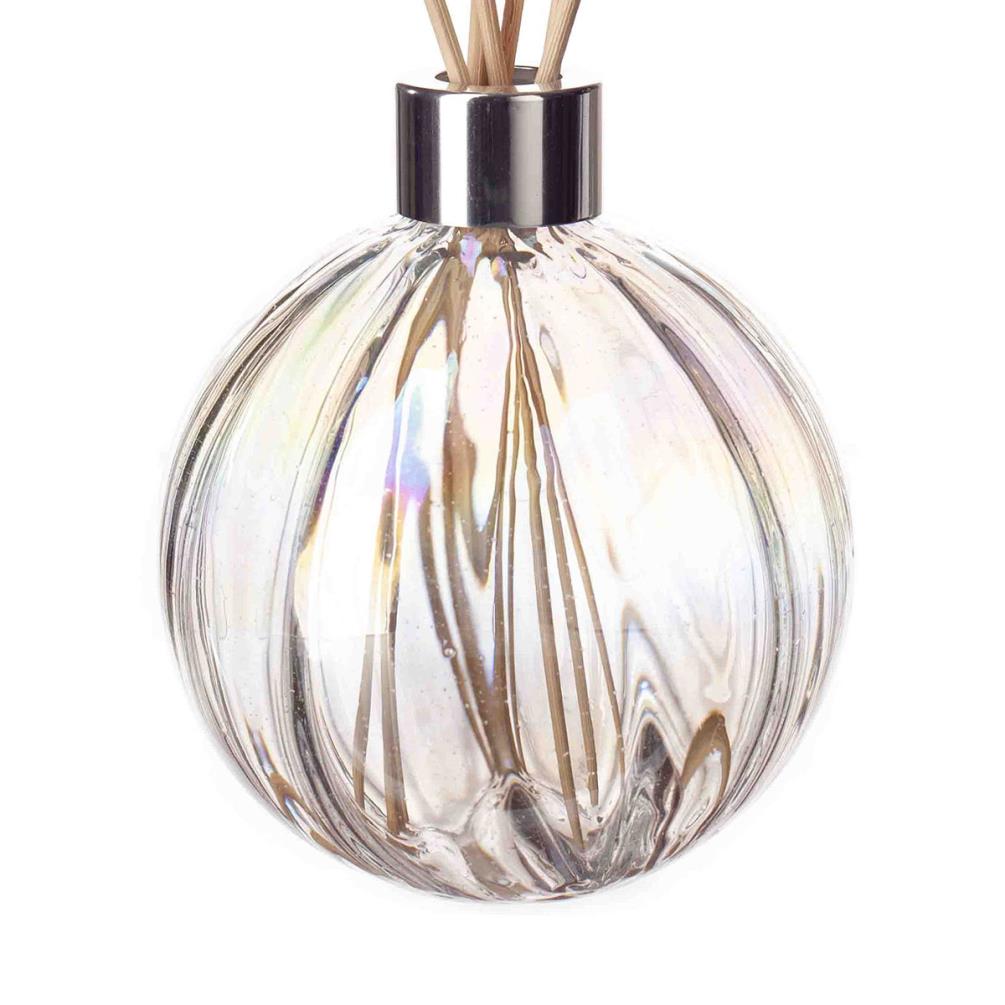 Amelia Art Glass Clear Iris Sphere Optic Reed Diffuser Extra Image 1